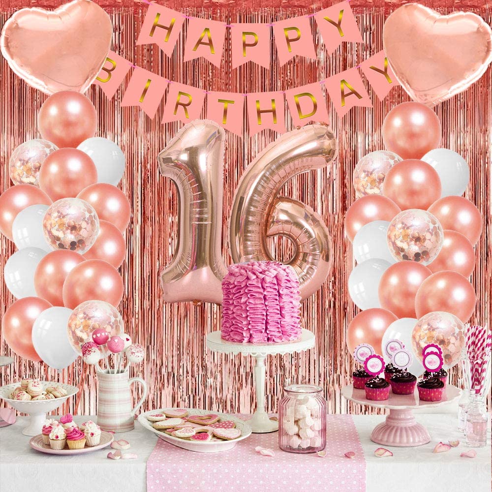 16th Birthday Decoration Party Supplies – Theme My Party